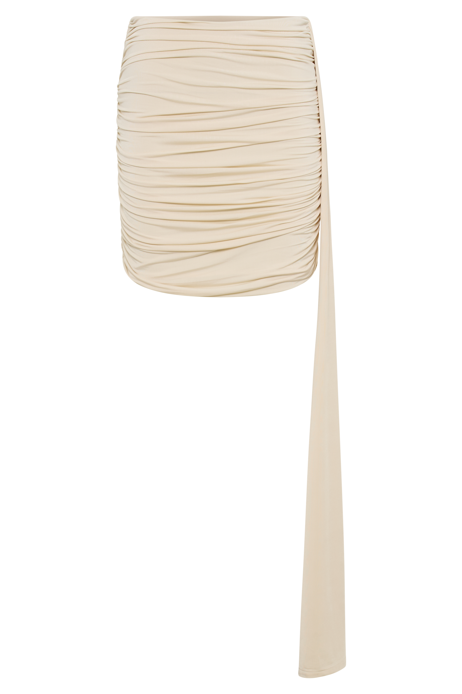 Wren Slinky Mini Skirt - Buttercream